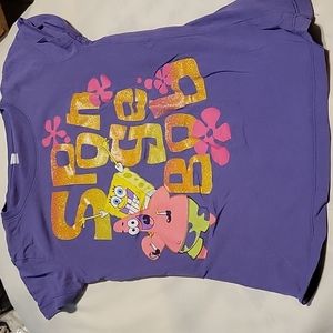 Purple SpongeBob Tshiry
